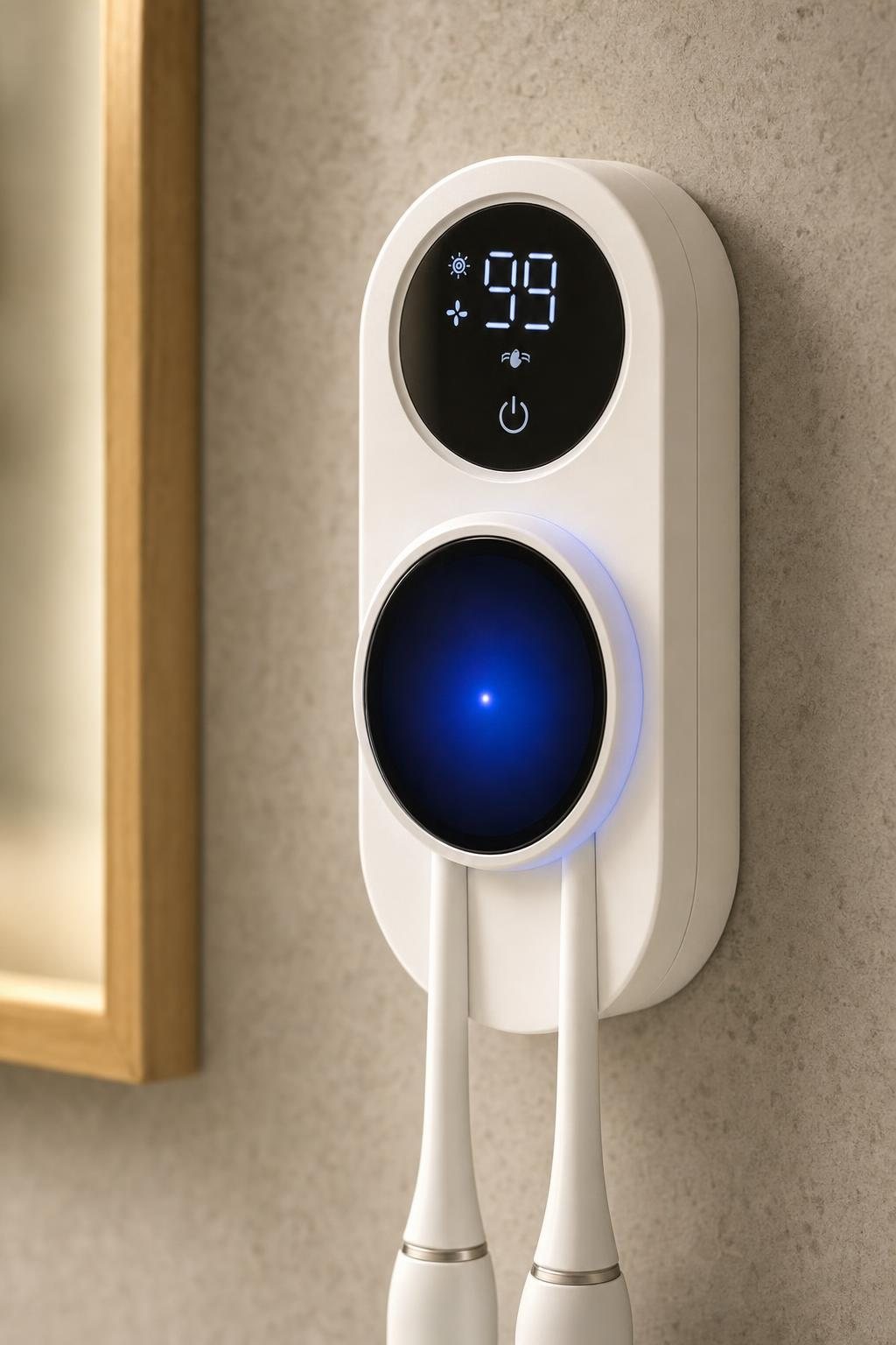 BRUSÉ Duo running its UV-C cycle